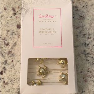 Lilly Pulitzer Pottery Barn Sea Turtle lights